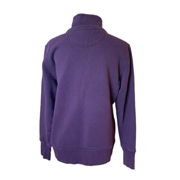 Carhartt Dunlow Plum Front Zip Cotton-Blend Sweatshirt Jacket- Size XL